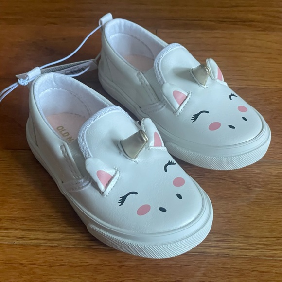 🆕 RESERVED BB Old Navy Toddler Girls Unisex Unicorn Slip-On Sneakers 5 Baby - Picture 10 of 12